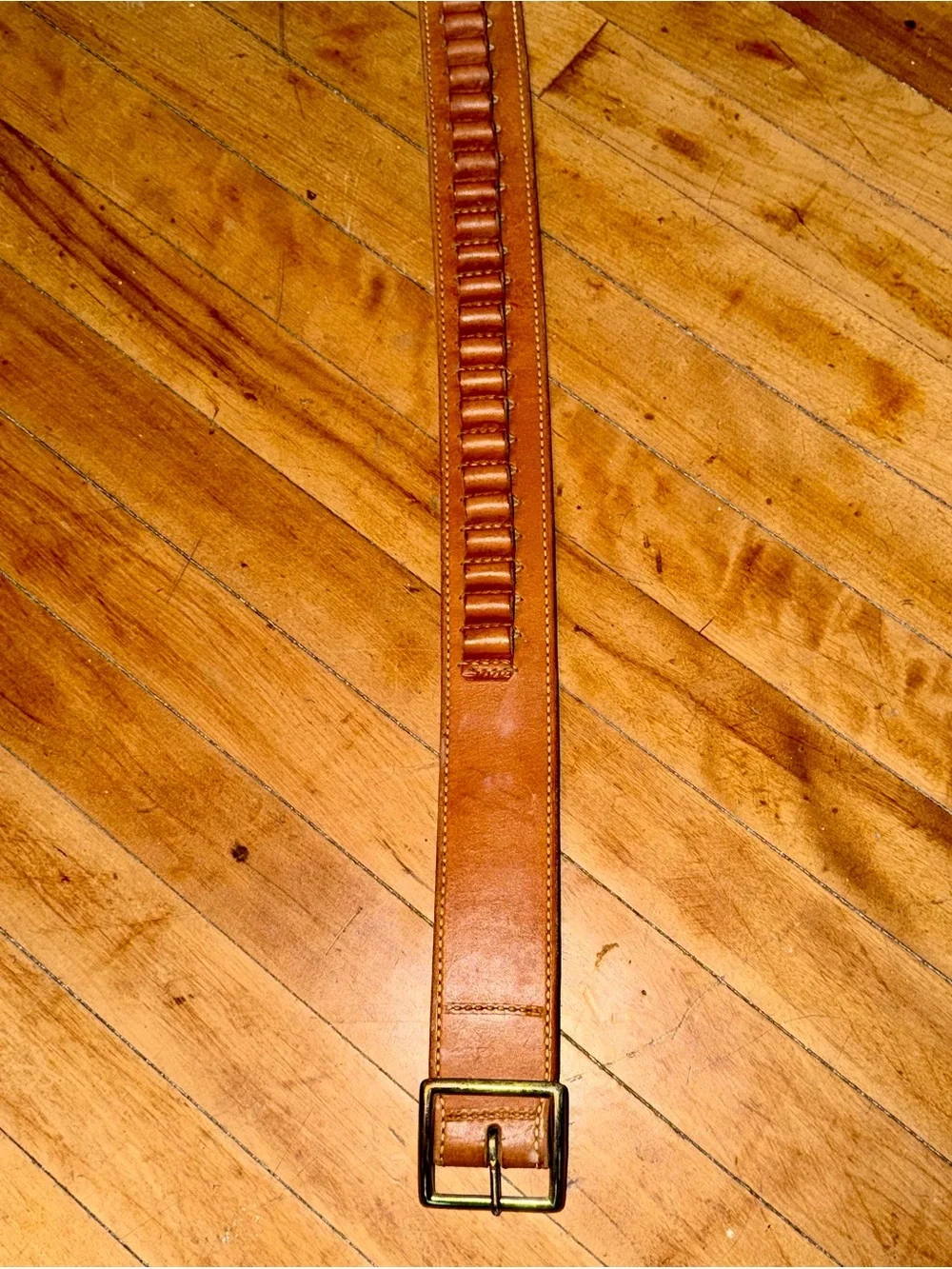 A.E. Nelson Western Leather Gun Belt